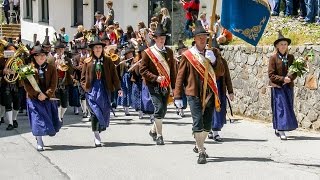 Jubiläumsfest 185 Jahre Musikkapelle Innervillgraten  Festumzug [upl. by Bennir853]