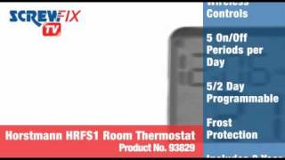 Screwfix Horstmann HRFS1 Programmable Room Thermostat [upl. by Neellek]