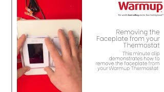 Removing the Faceplate from your Thermostat [upl. by Rednal877]