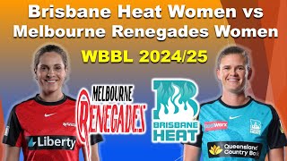 Brisbane Heat vs Melbourne Renegades WBBL 2024 Match 6 Highlights amp Analysis [upl. by Pironi]