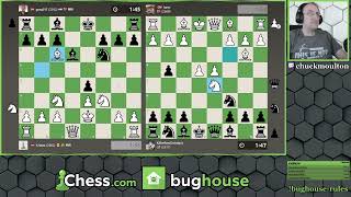 high level bughouse commentary on chesscom [upl. by Alcinia]