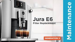 JURA E6  Filter Replacement [upl. by Svensen]