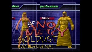 Goldust  WWF NO MERCY CAWS NMF No Mercy Federation [upl. by Akineg712]