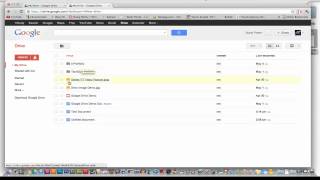 Google Docs 2012 Beginners Tutorial [upl. by Harbot376]