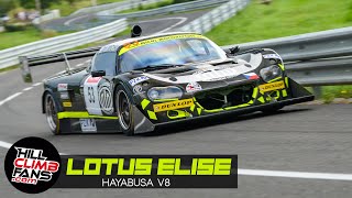 11000rpm V8 Lotus Elise  Dan Michl  Hill Climb Ilirska Bistrica 2019 [upl. by Hsetih]