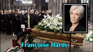 Exclusif  Service commémoratif Françoise Hardy 80 ans La douleur du fils de Thomas Dutronc [upl. by Samtsirhc811]