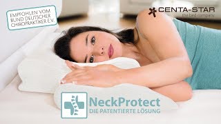 CentaStar NeckProtect  so funktioniert das anatomisch korrekte Nackenstützkissen [upl. by Donnamarie]