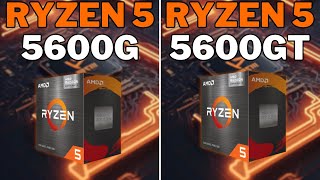 Ryzen 5 5600G vs Ryzen 5 5600GT  Teste Comparativo [upl. by Phares814]