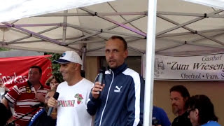 Nette Ansprache von Holger Stanislawski beim Grillfest am 26072011 der TSG 1899 Hoffenheim [upl. by Mcgurn686]