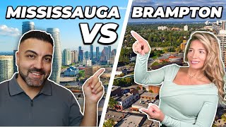 Mississauga vs Brampton Comparing both cities in Ontario Canada [upl. by Nadia435]