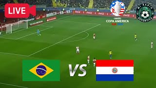 EN VIVO  BRASIL VS PARAGUAY  COPA AMERICA GRUPO D [upl. by Christabelle]