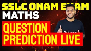 SSLC Onam Exam Maths  Questions Prediction Live  Eduport [upl. by Refinney]