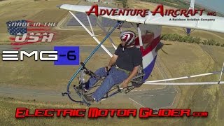 EMG Electric Aircraft – EMG 6 electric ultralight motorglider [upl. by Airdnaid]