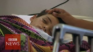 Inside a Gaza hospital during Israeli ground offensive  BBC News [upl. by Sauer]