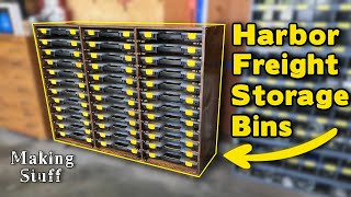 DIY Harbor Freight Storage Bin Rack  Sortimo On A Budget [upl. by Airdnahc42]