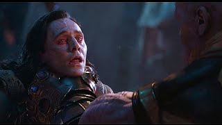 Loki Death Scenes  Thanos Kills Loki  Avengers Infinity War Scenes [upl. by Seravaj]