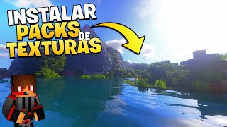 👉Como INSTALAR PACKS de TEXTURAS en Minecraft Bedrock 119  Minecraft Bedrock Windows 10 [upl. by Yleve]