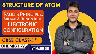 Structure of Atom  Paulis Principle Aufbau amp Hunds Rule  Class11  exam cbse [upl. by Karina450]