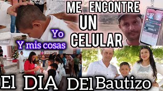 ME ENCONTRÉ UN CELULAR😱 EL DÍA DEL BAUTIZO DE EDUARDO 😇👼YO Y MIS COSAS NADA QUE VER 😅😅TAMBIÉN COMPR [upl. by Rodablas]