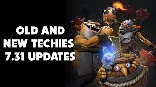 Old and New Techies After Rework in Patch 731 [upl. by Conlan16]