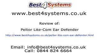 Peltor Lite Com Ear Defender [upl. by Eceinhoj]