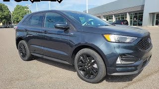 2024 Ford Edge Stone Blue AWD Panoramic Vista Roof Convenience Package Power liftgate [upl. by Catie325]