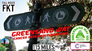 Greensand Way 100  Cancer Research Fundraiser  115 mile FKT [upl. by Mayman468]