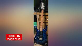 Ibanez GRX 6 String SolidBody Electric Guitar Left Transparent Blue Burst Full revieww [upl. by Adyht756]