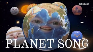 Fun Learning with Goji Bears The Planet Song  Teach Kids about Solar System  Education Music [upl. by Linetta416]