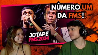 JOTAPÊ NA FMS 2024 melhores rimas  RimasCompilation  react casal [upl. by Nylrad]