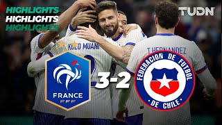 HIGHLIGHTS  Francia 32 Chile  Amistoso Internacional  TUDN [upl. by Gerald]