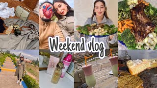 دوزو معايا الويكاند 😍عراضة فداري لواليديا❤️شاركت معاكم غدانا🍛وجدت راسي معاكم باش نخرج💄weekend vlog [upl. by Armillas]