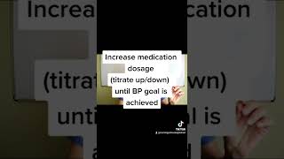 Titrating Medications shorts [upl. by Dumas797]