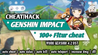 Cheat Genshin impact 50 android 100 fitur Amy cheat ModMenu work support no root [upl. by Ecinej]