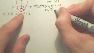 33a1 Increasing amp Decreasing Functions and the 1st Derivative Test  Calculus [upl. by Theo825]