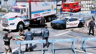 GTA 5 LSPDFR Police Patrol 690 Crime Scene Investigation Truck Responds To Murder A Case [upl. by Aihsekat]