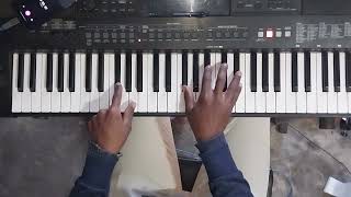 The easy way to play 🎹  Jehovah re Tshepile wena LearnwithMbulelo  easypiano [upl. by Enileve]