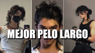 4 MEJORES PEINADOS de CABELLO LARGO hombre 2023  NO a ETAPA INCOMODA [upl. by Ahsiym197]