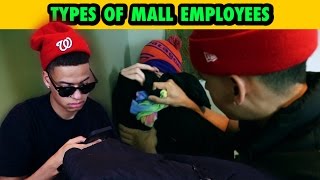 TYPES OF MALL EMPLOYEES [upl. by Yevre]