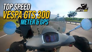 VESPA GTS 300 SUPERTECH I Top Speed vespa vespascooter scooter [upl. by Atsirhc311]