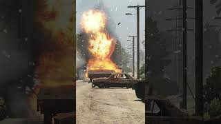 Just Happened Iranian Troops Destroy Merkava Tank Convoy in City 293 shorts arma3 [upl. by Annaed]