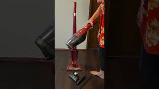 Review and Demo of Electrolux Ergorapido Pet Stick Lightweight Cordless Vacuum in Chili Red [upl. by Nyrehtac421]