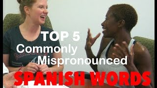 Mispronounced Spanish Words  Top 5 Words Spanish in Atlanta [upl. by Gillie]