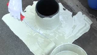 Waterproofing of ventilation pipes with KEMPEROL [upl. by Janaya]