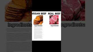 Vegan Beef vs Real Beef meme fyp DxrkyMemes [upl. by Ragg]