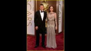 Brad Pitt amp Angelina Jolie  Oscars 2014 Red Carpet [upl. by Nnahaid397]