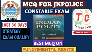 Most important mcq for jkpolice constable exammcq on fundamental rights [upl. by Baxy]