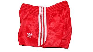 Adidas Sprinter Nylon Shorts 1986 red white [upl. by Lalo]