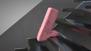 L Pentomino  Softbody Simulation ❤️ C4D4U [upl. by Chuch103]