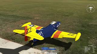 Aerofly RC9  F9F Panther [upl. by Arima914]